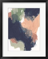 Indigo & Sienna Crescendo I Framed Print