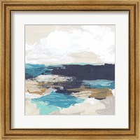 Framed 'Palette Coast I' border=