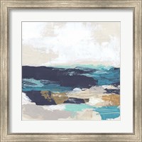 Framed 'Palette Coast II' border=