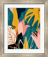 Framed 'Lily Lagoon I' border=