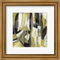 Framed 'Citron Rhythm III' border=