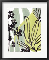 Tropical Collage I Framed Print