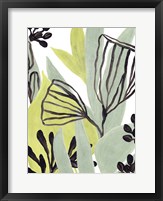 Tropical Collage IV Framed Print