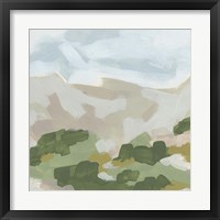 Framed 'Hillside Impression II' border=