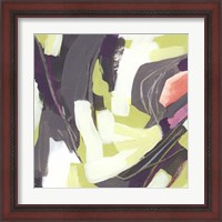 Framed 'Martini Swirl III' border=