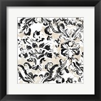 Parchment Brocade VI Framed Print