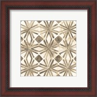 Framed 'Umber Tile I' border=