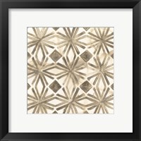 Framed 'Umber Tile I' border=