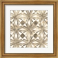 Framed 'Umber Tile I' border=