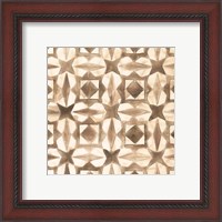 Framed 'Umber Tile II' border=