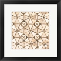 Framed 'Umber Tile IV' border=