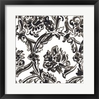 Framed 'Ink Motif I' border=