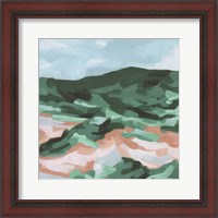 Framed 'Seafoam Hills II' border=