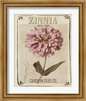 Framed 'Vintage Seed Packets II' border=