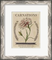 Framed 'Vintage Seed Packets V' border=