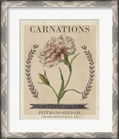 Framed 'Vintage Seed Packets V' border=