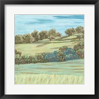 Hill Lines II Framed Print