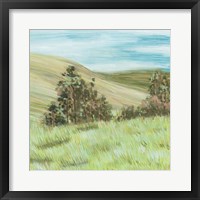 Hill Lines IV Framed Print