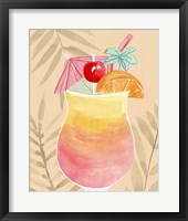 Tropical Cocktail IV Framed Print