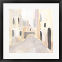 Pastel Streets I Framed Print