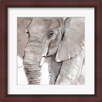 Framed 'Elephant Grooves I' border=