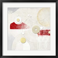 Galassia # 4 (Rosso) Framed Print