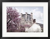 Framed Young Woman at the Chateau de Chambord