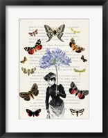 Framed Lady of Butterflies