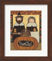 Framed Thankful Pilgrims