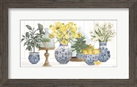 Framed Chinoiserie Lemon Set