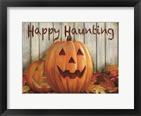 Framed Happy Haunting