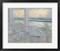 Coastal Porch II Framed Print