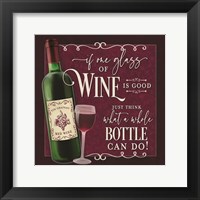 Framed Whole Bottle