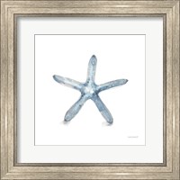 Framed 'Blue Escape Coastal 08' border=