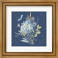 Framed 'Bohemian Blue 04B' border=