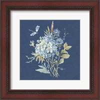 Framed 'Bohemian Blue 04B' border=