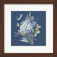 Framed 'Bohemian Blue 04B' border=