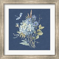 Framed 'Bohemian Blue 04B' border=