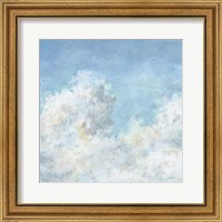 Framed 'Heavenly Blue 03' border=