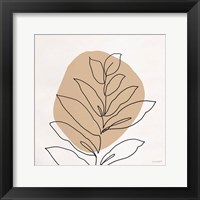 Framed 'Just Leaves 02' border=