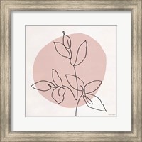 Framed 'Just Leaves 04' border=