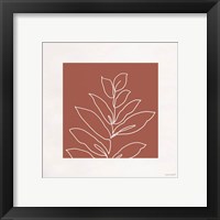 Framed 'Just Leaves 06' border=