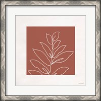 Framed 'Just Leaves 06' border=