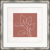 Framed 'Just Leaves 08' border=