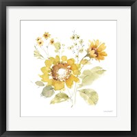 Framed 'Sunflowers Forever 06' border=