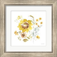 Framed 'Sunflowers Forever 08' border=