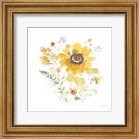 Framed 'Sunflowers Forever 09' border=