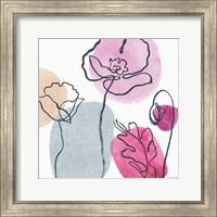 Framed 'Think Pink 02A' border=