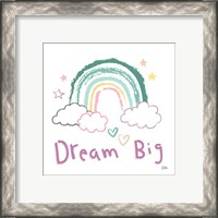 Framed 'Rainbow Dream VII' border=