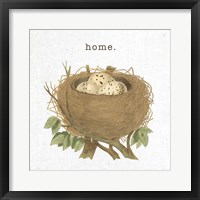 Framed Spring Nest II Home